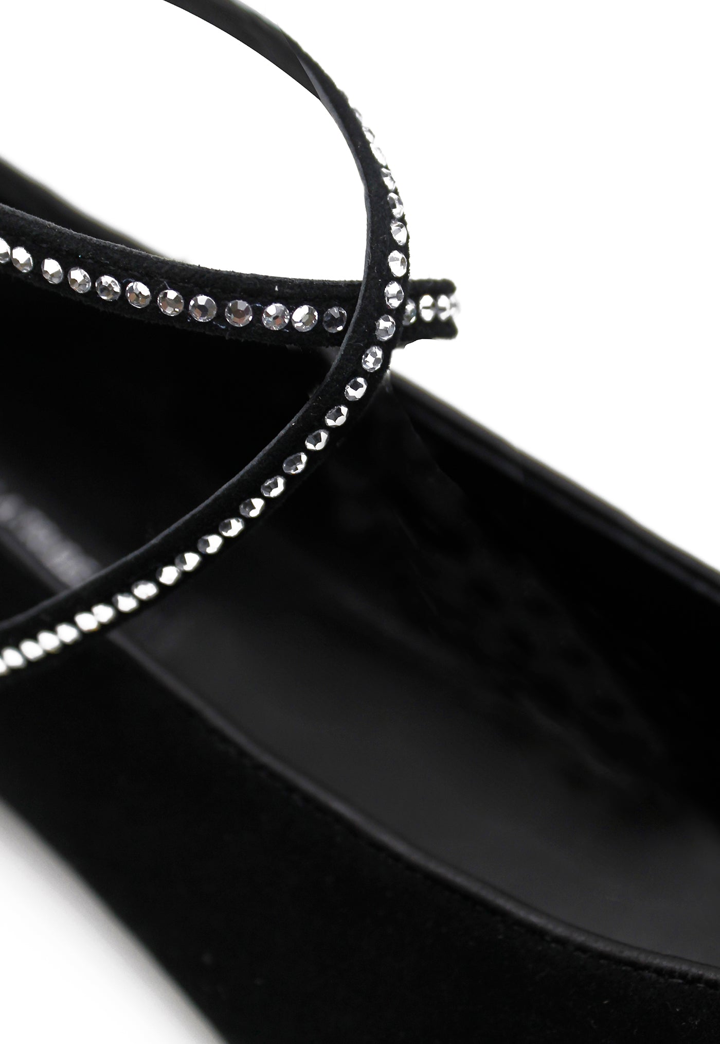 Maggie Flat - Black/Crystal