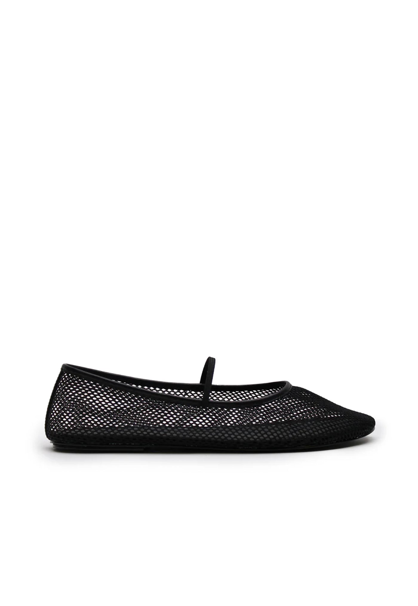 Net Ballet Flat - Black