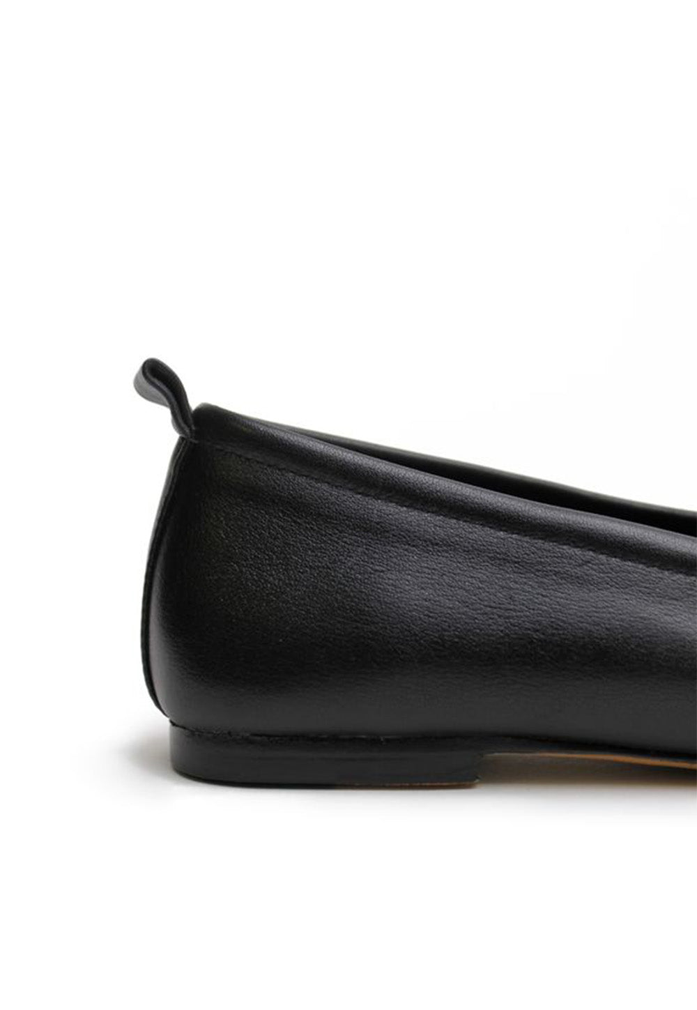 Square Toe Flat - Black