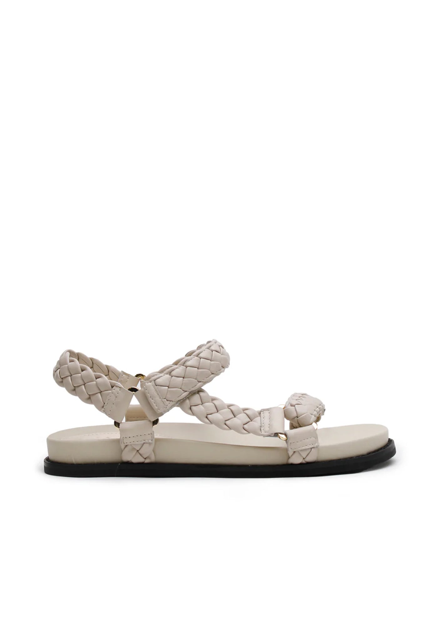 Elke Braided Sandal - Oyster