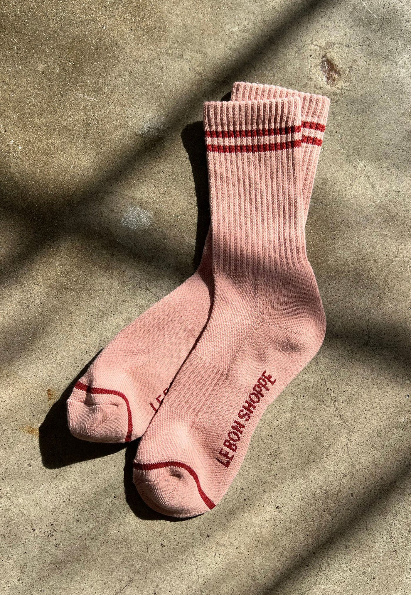 Boyfriend Socks - Vintage Pink