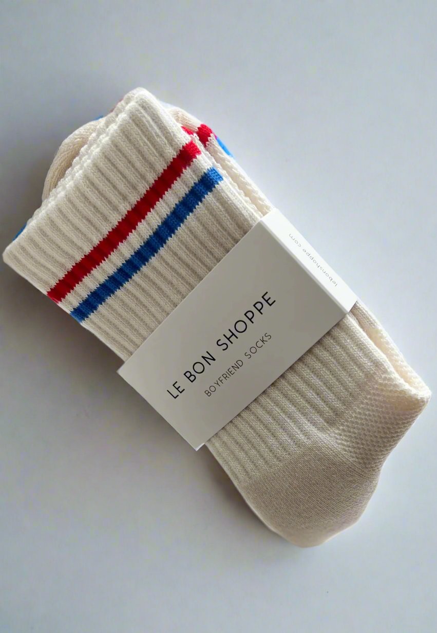 Boyfriend Socks (Mens) - Milk