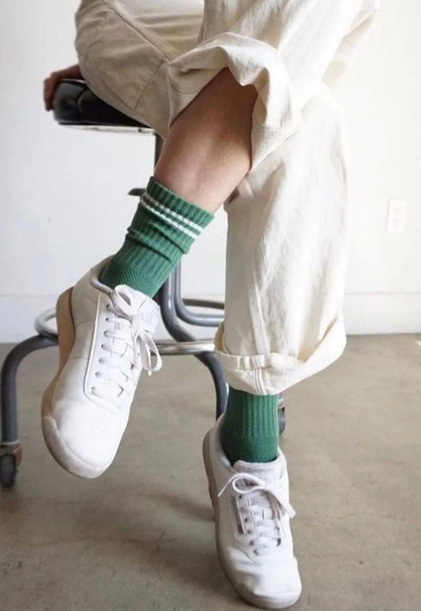 Boyfriend Socks (Mens) - Moss