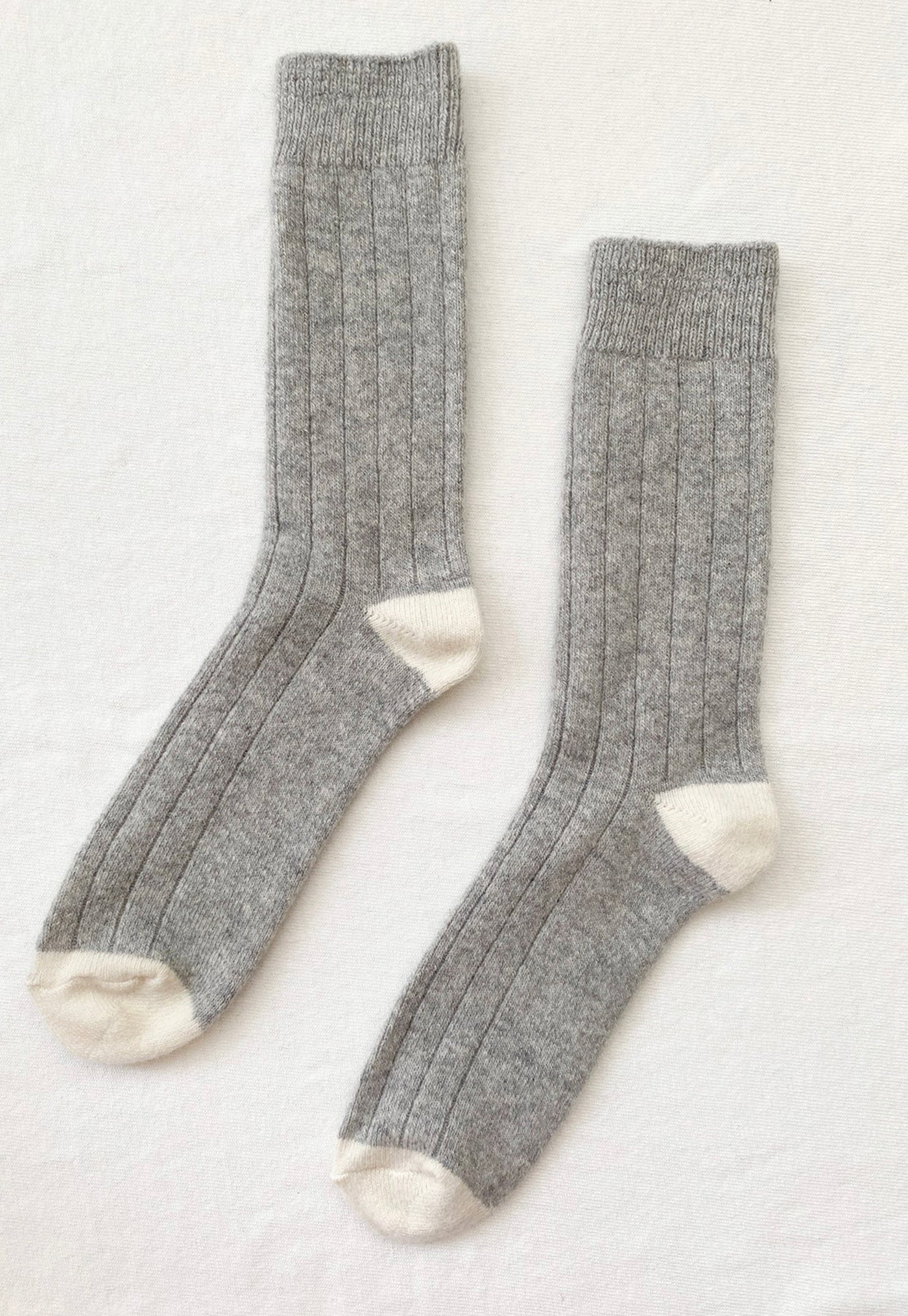 Cashmere Socks - Grey Melange