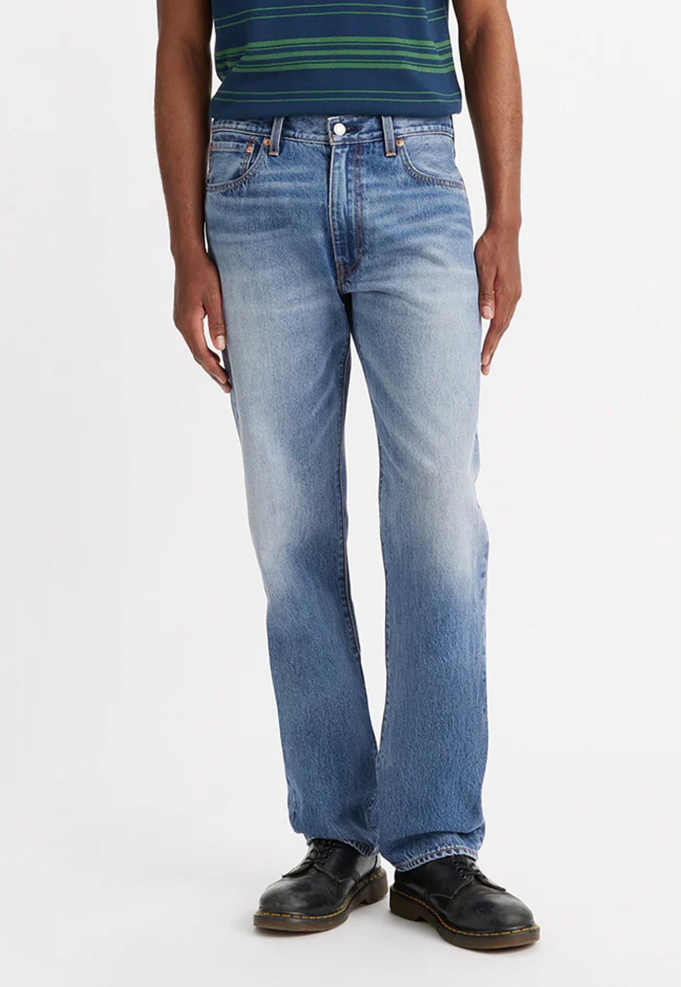 555 Relaxed Straight Jeans - Indigo Champion