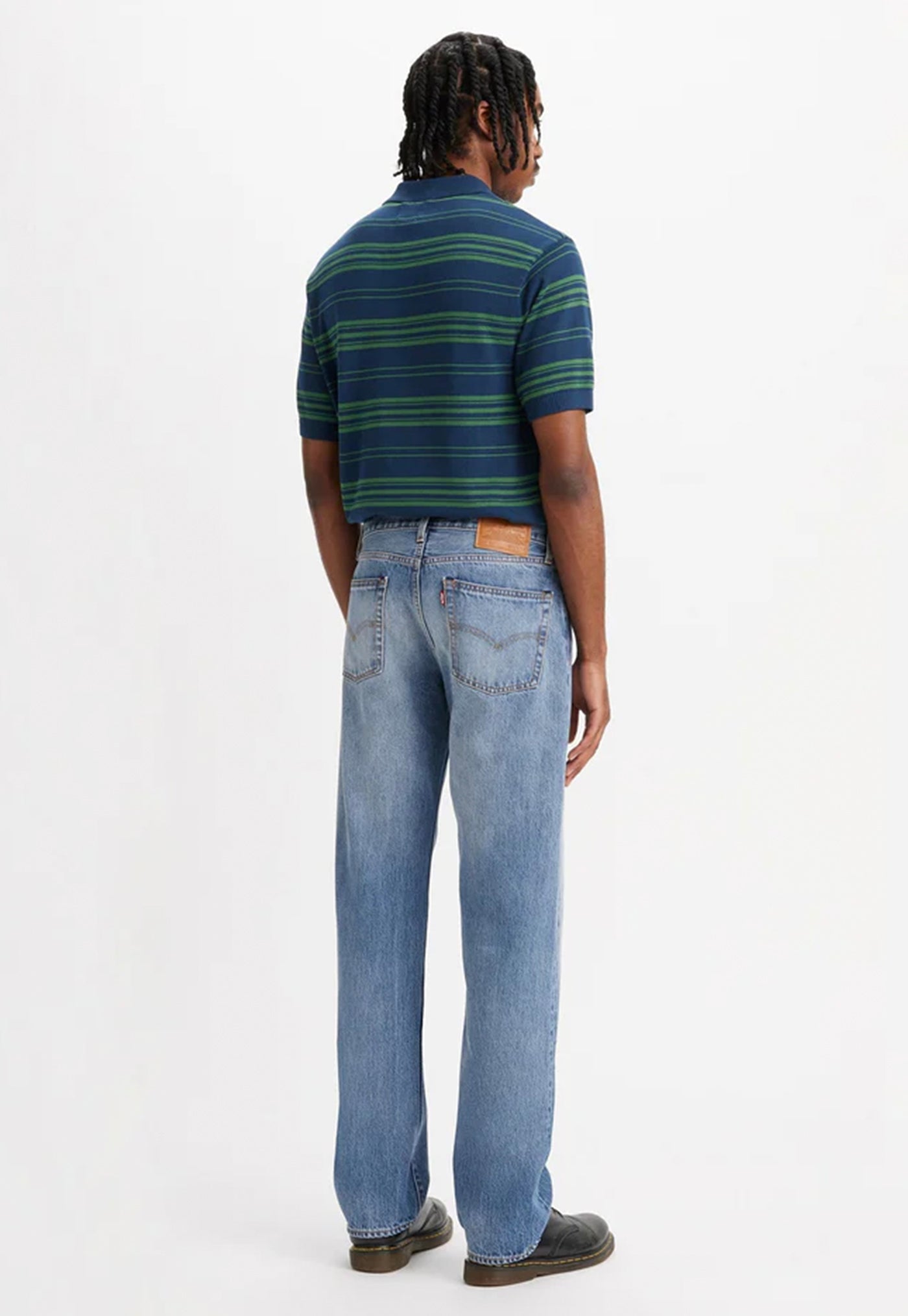 555 Relaxed Straight Jeans - Indigo Champion