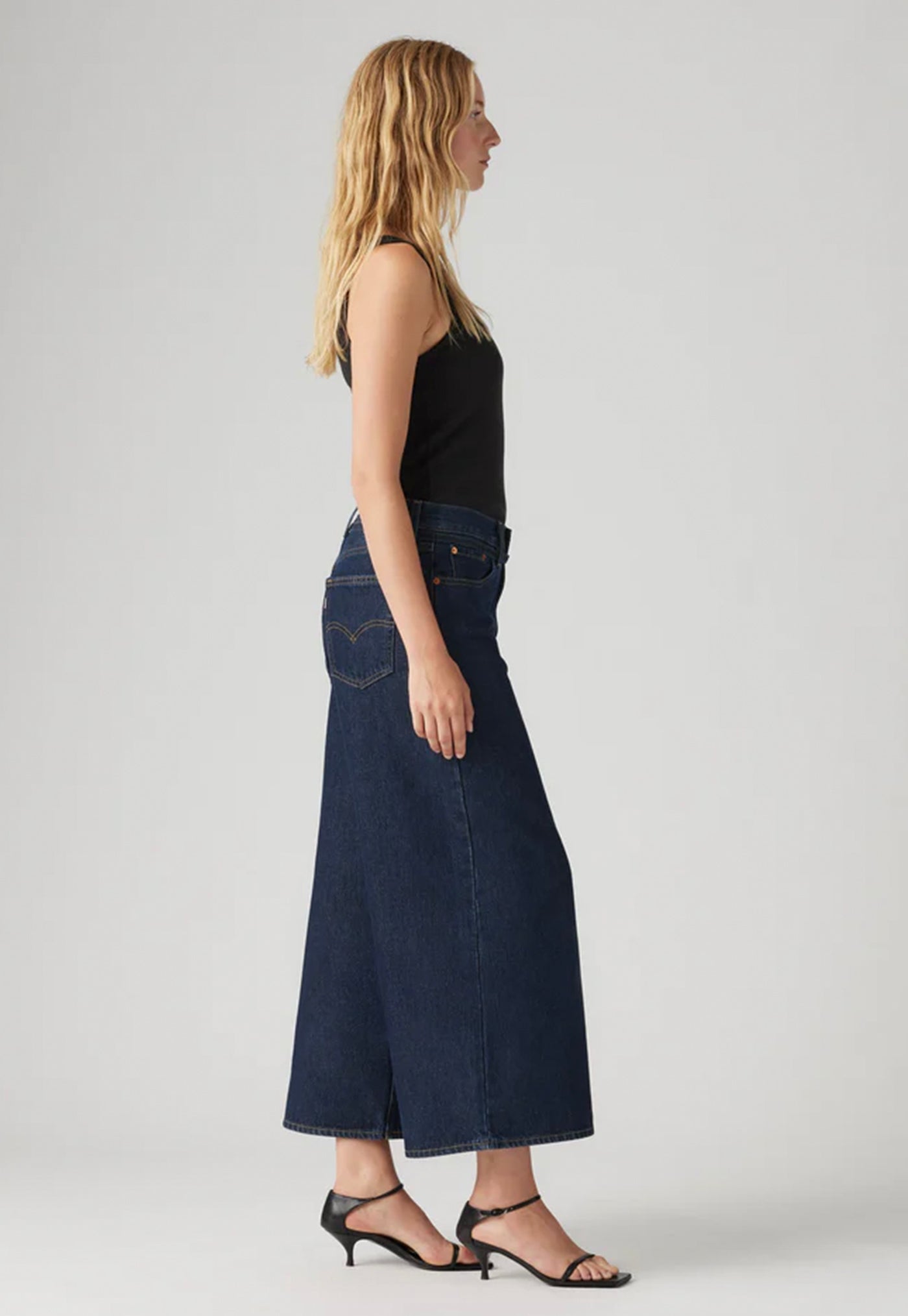 XL Culotte Jeans - Shaded View