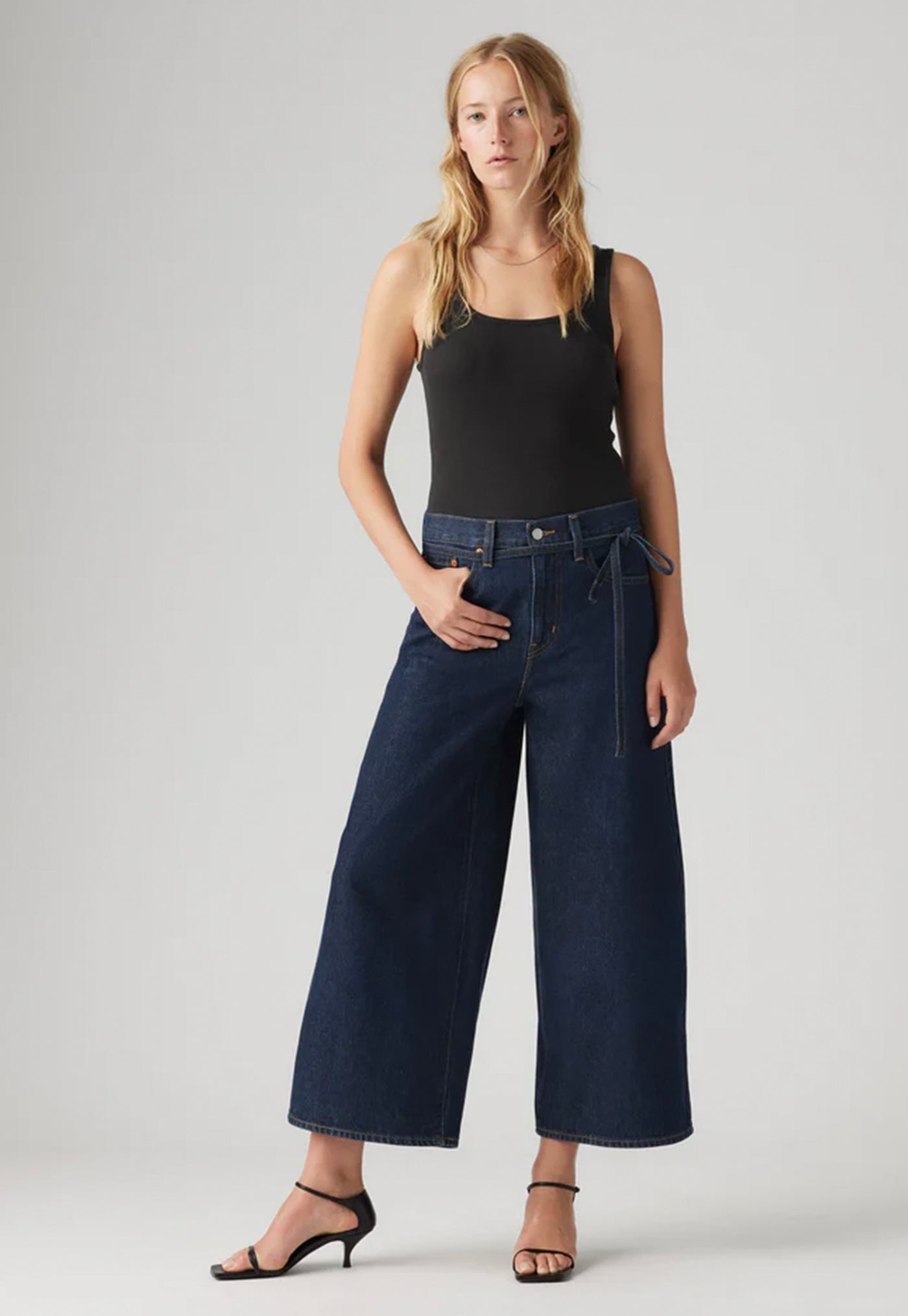 XL Culotte Jeans - Shaded View