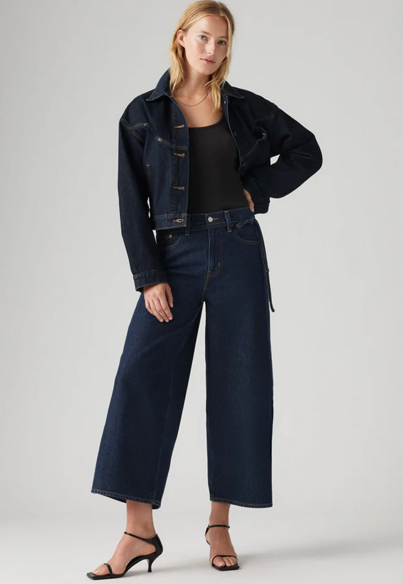 XL Culotte Jeans - Shaded View