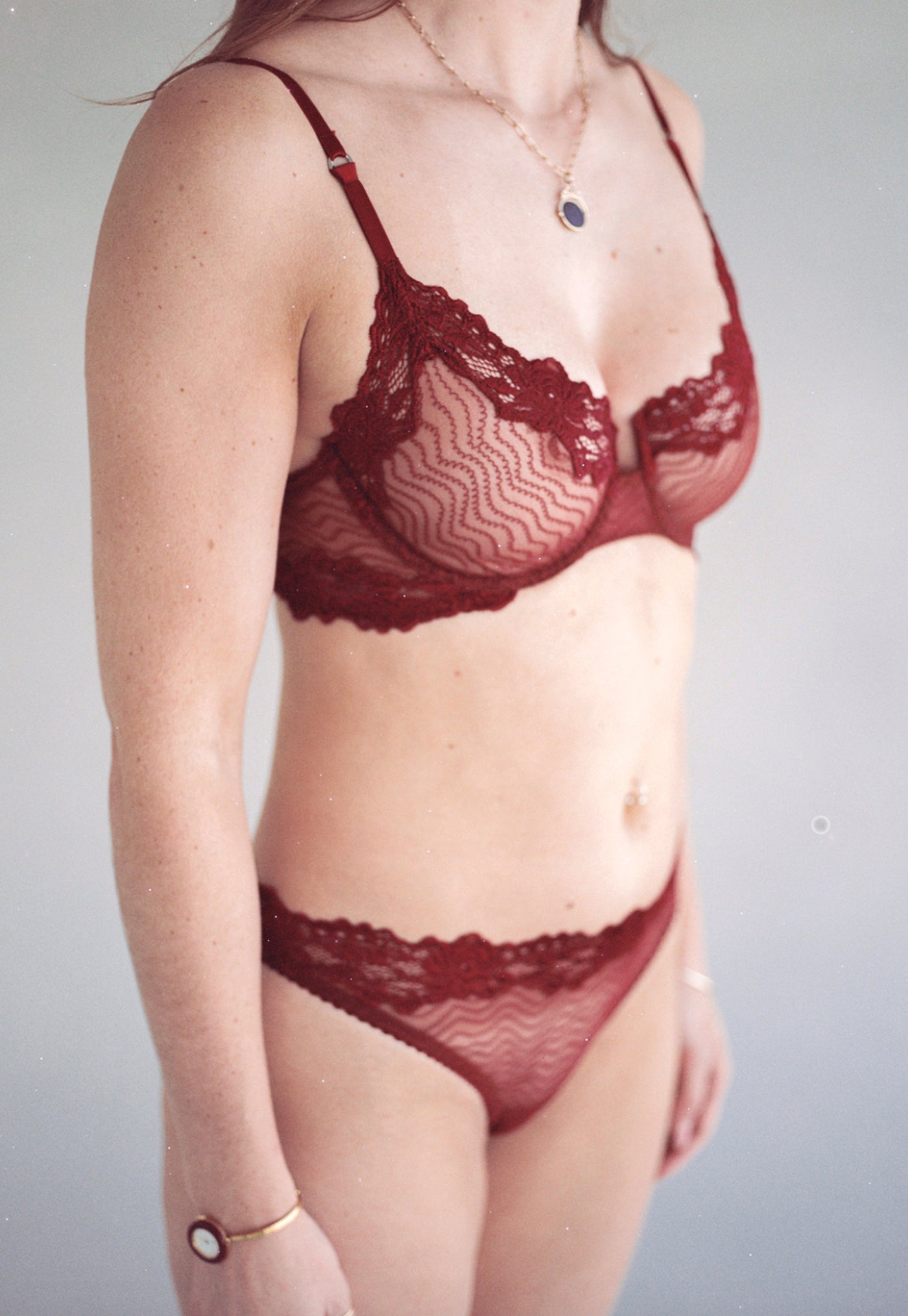 Bonnie Underwire Bra - Ruby