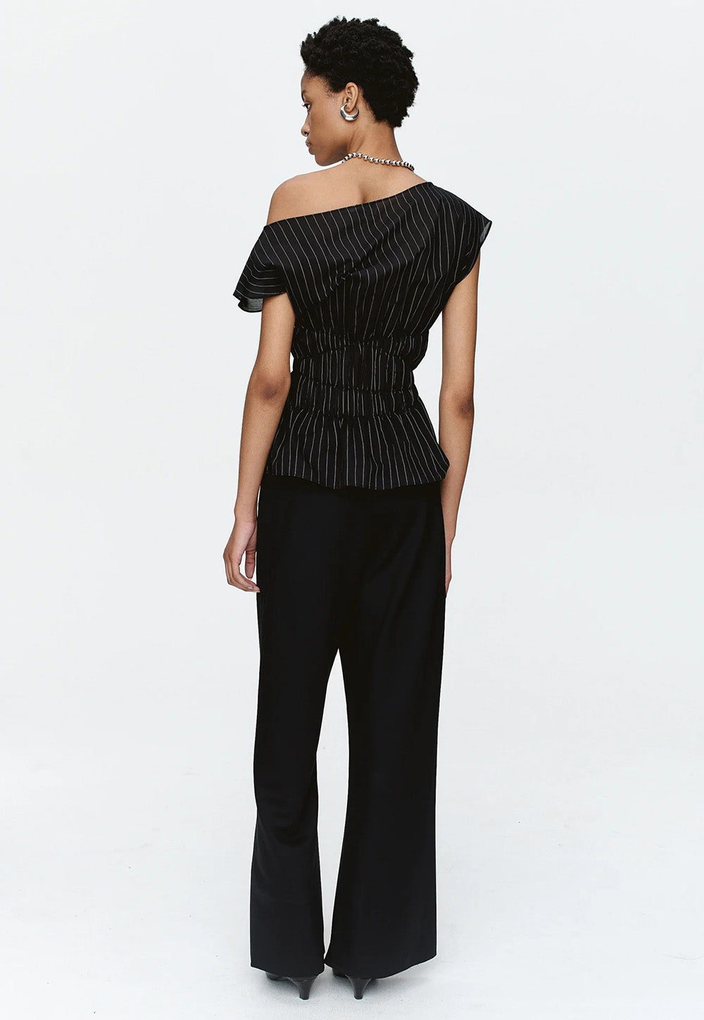 Aida Top - Black Stripe