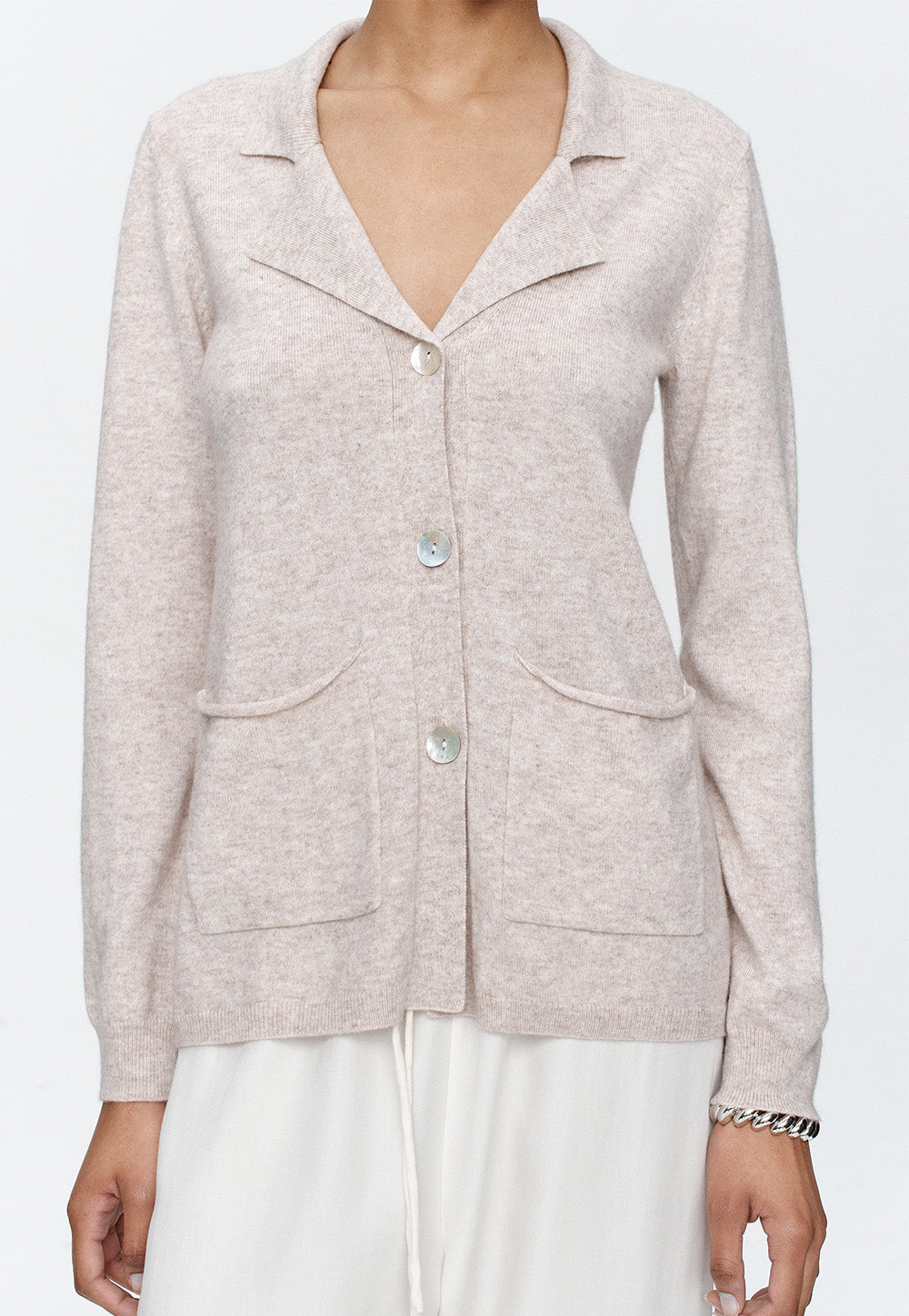 Devon Cardigan - Oat