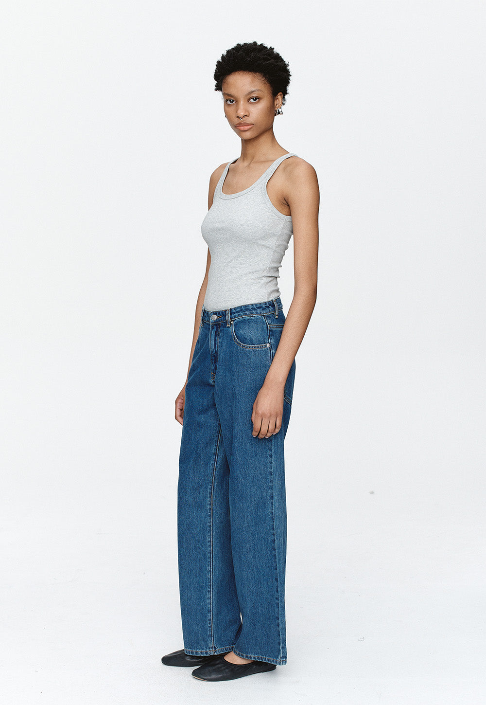 Wide Leg Jean - Heritage Blue