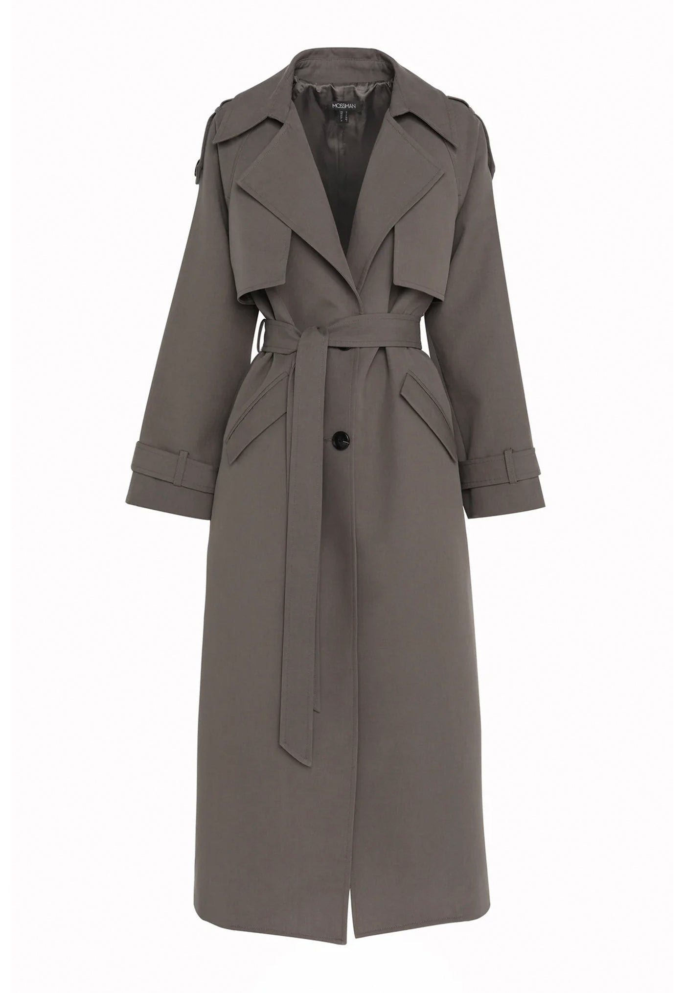 Franklin Trench Coat - Charcoal