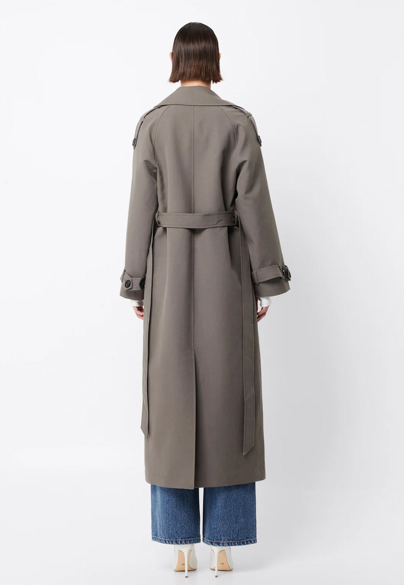 Franklin Trench Coat - Charcoal