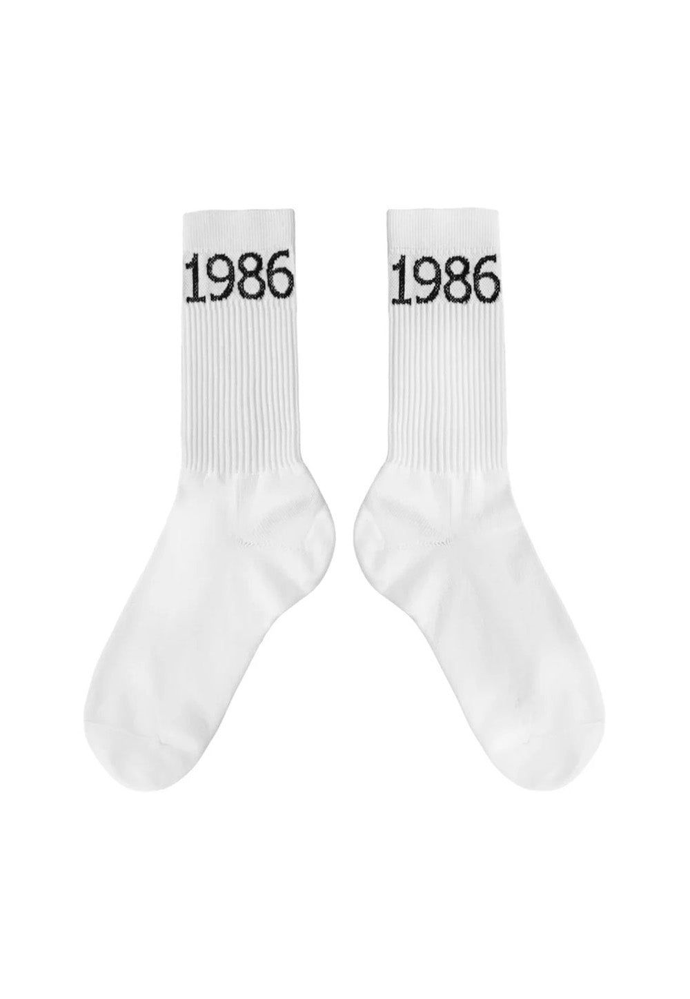 New 1986 Socks - White/Black