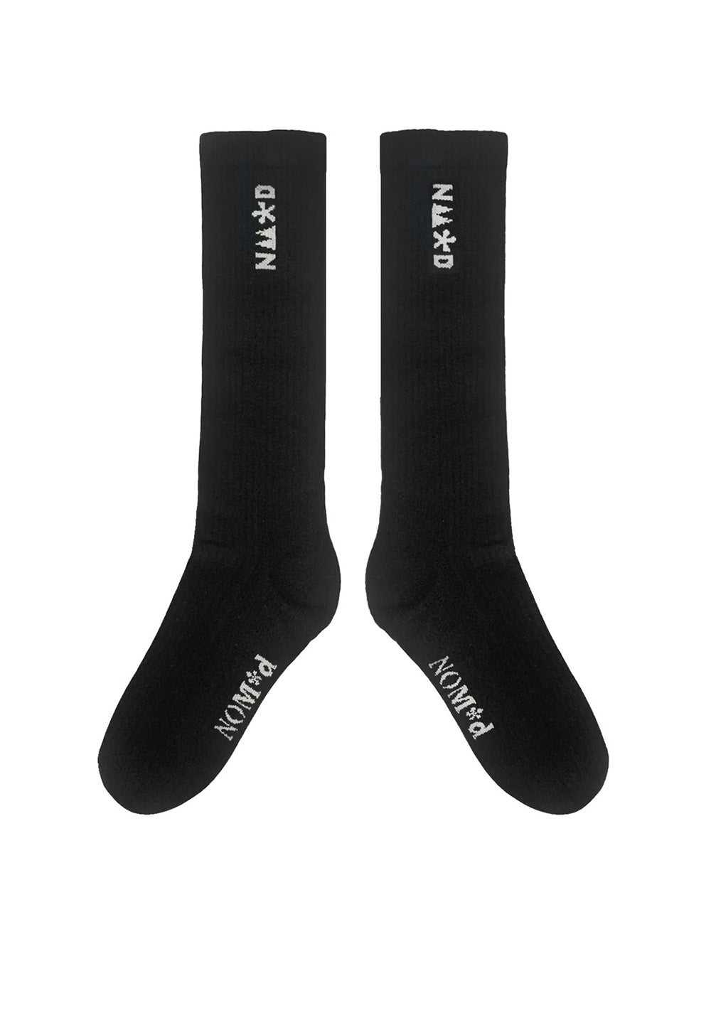 Nu Logo Knee High Sock - Black/Grey