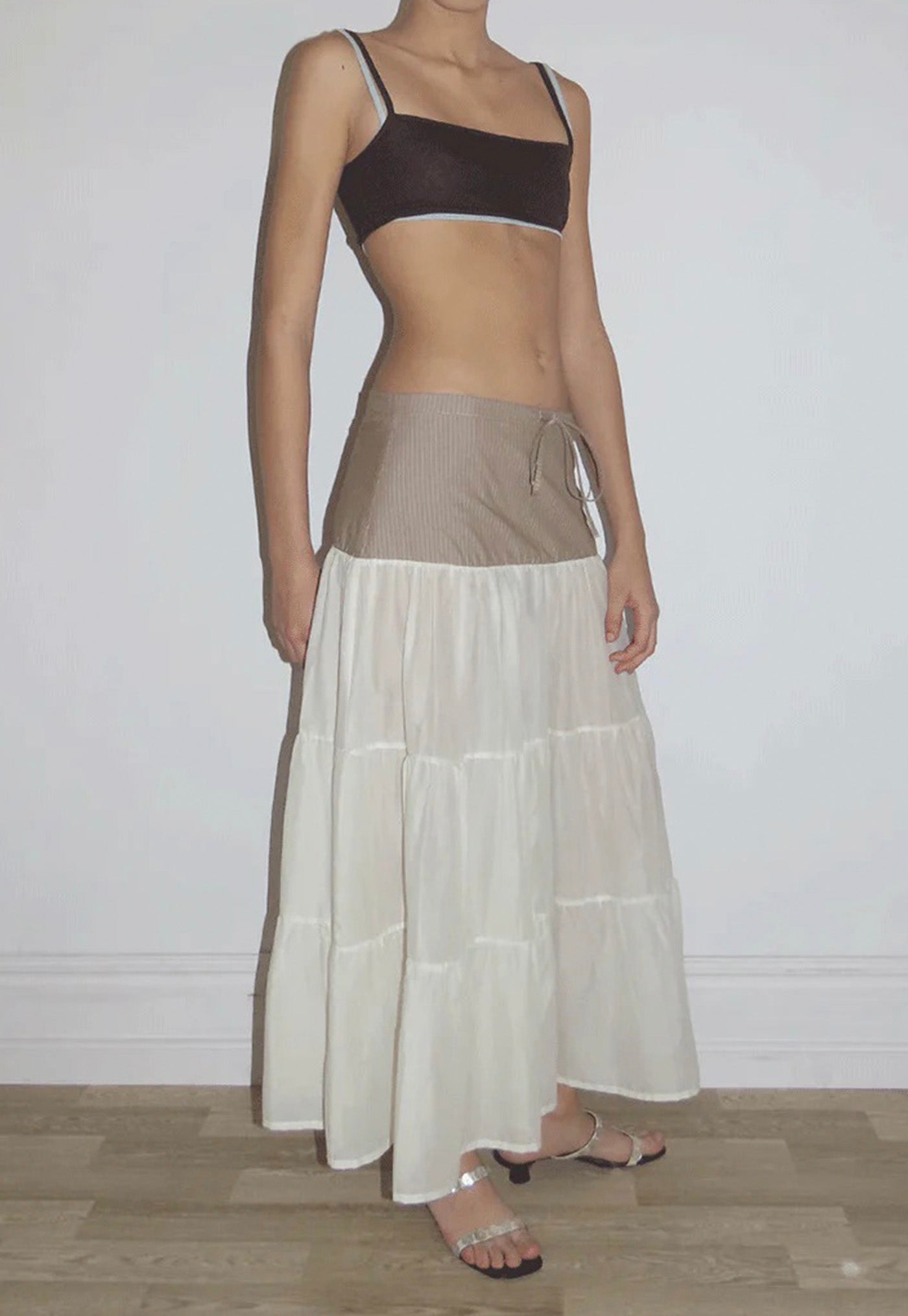 Calabria Skirt - Ecru sold by Angel Divine