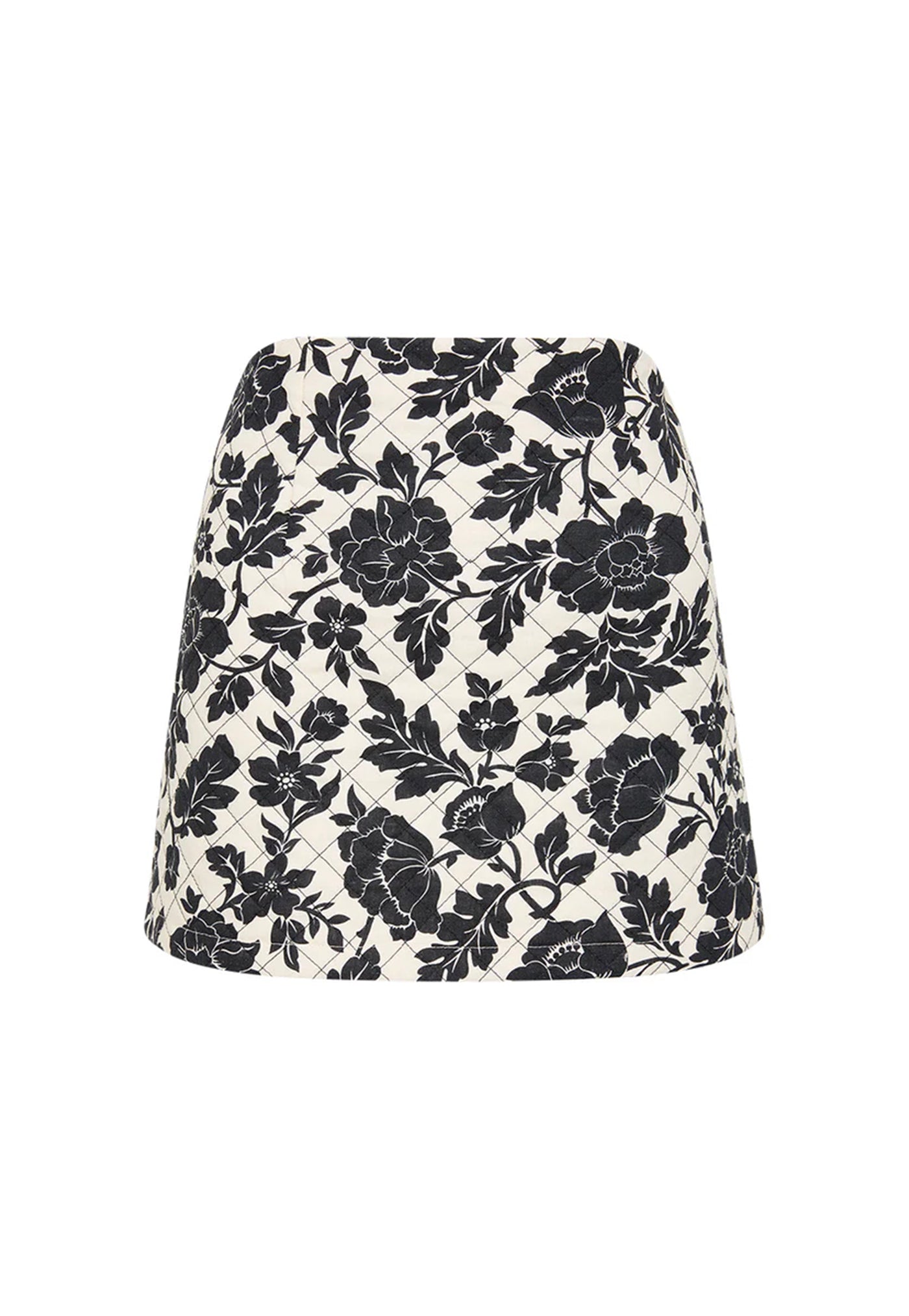 Romeo Mini Skirt - Bone/Black sold by Angel Divine