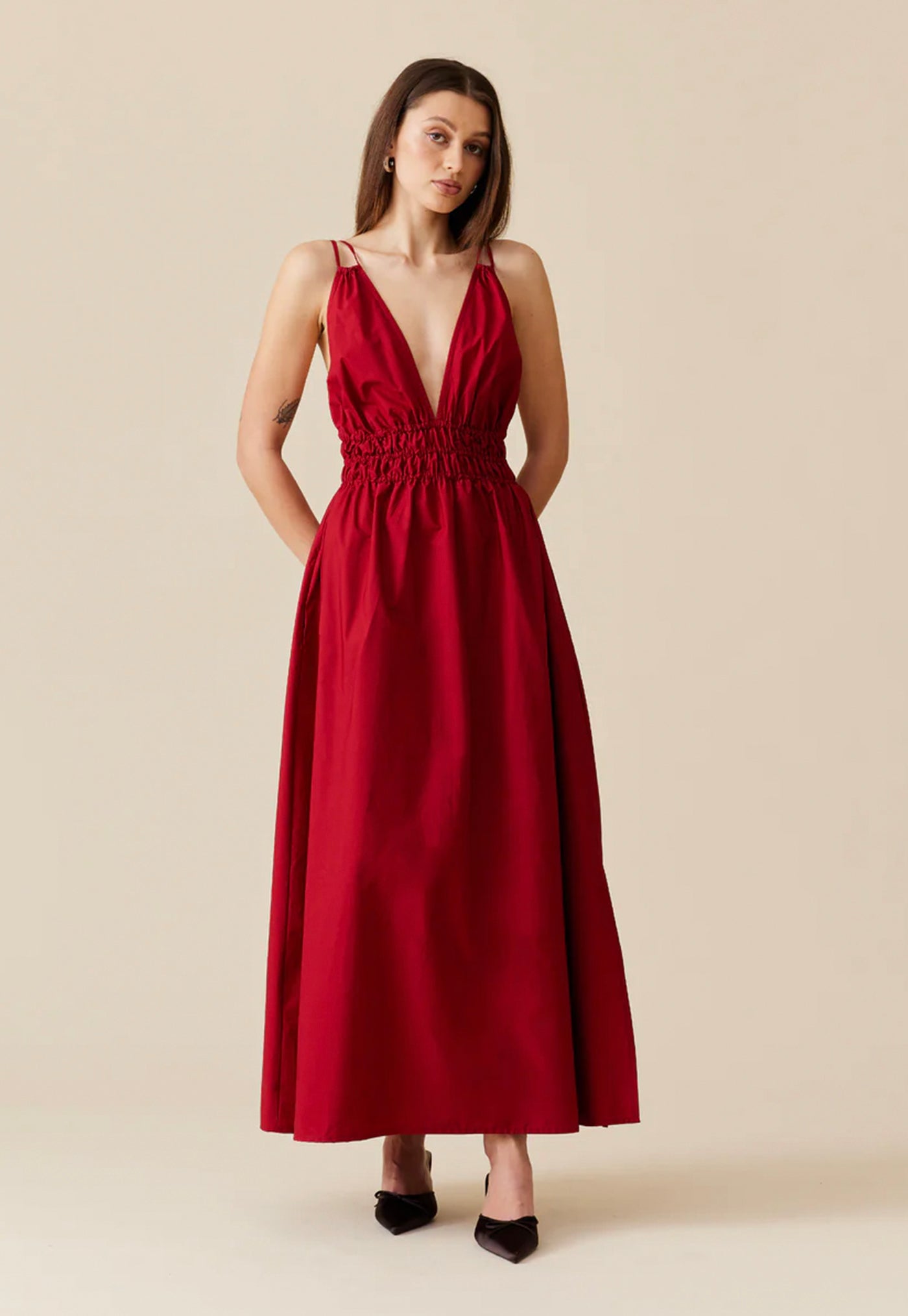 Hero Maxi Dress - Garnet sold by Angel Divine