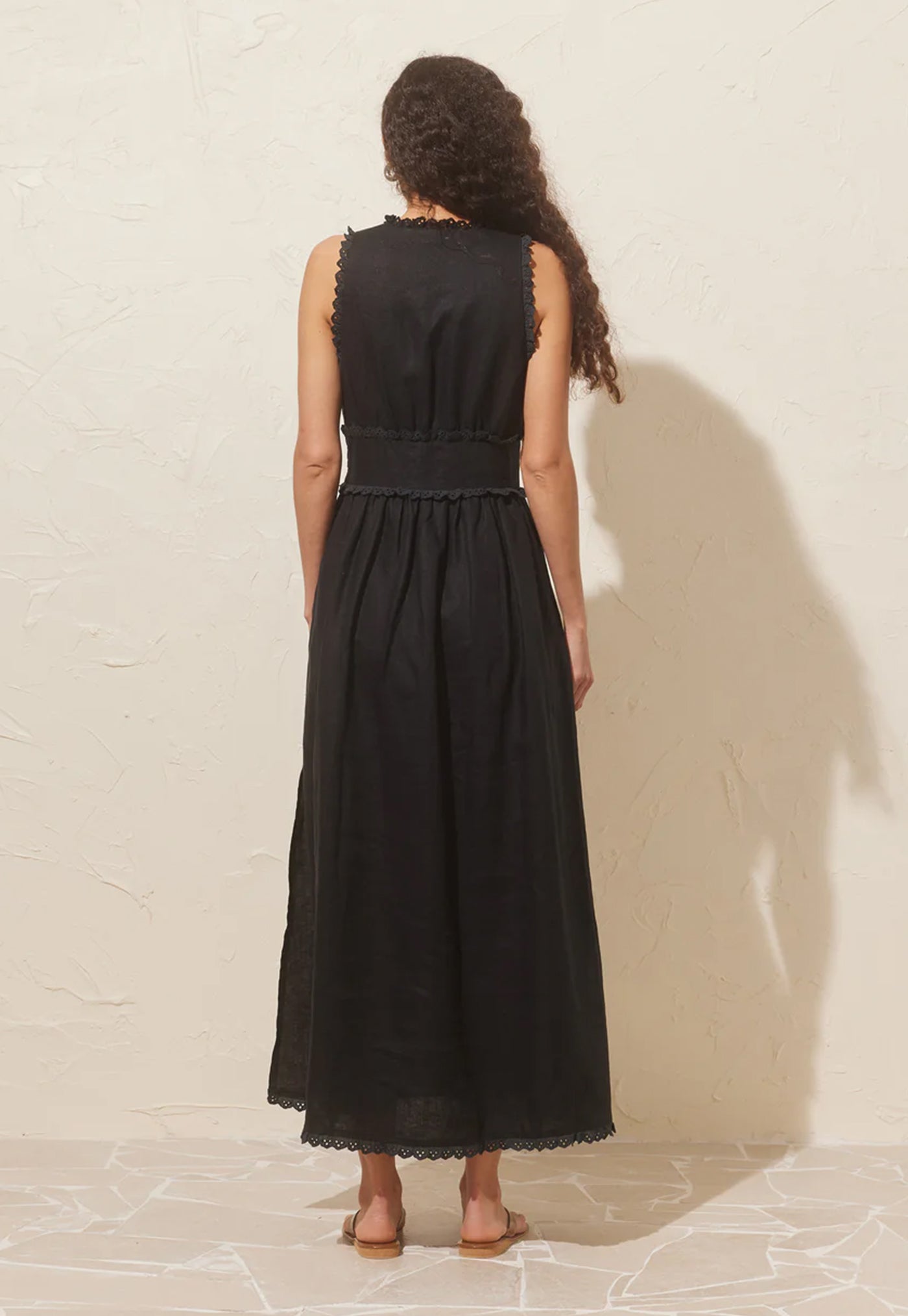 Benny Tie Dress - Black