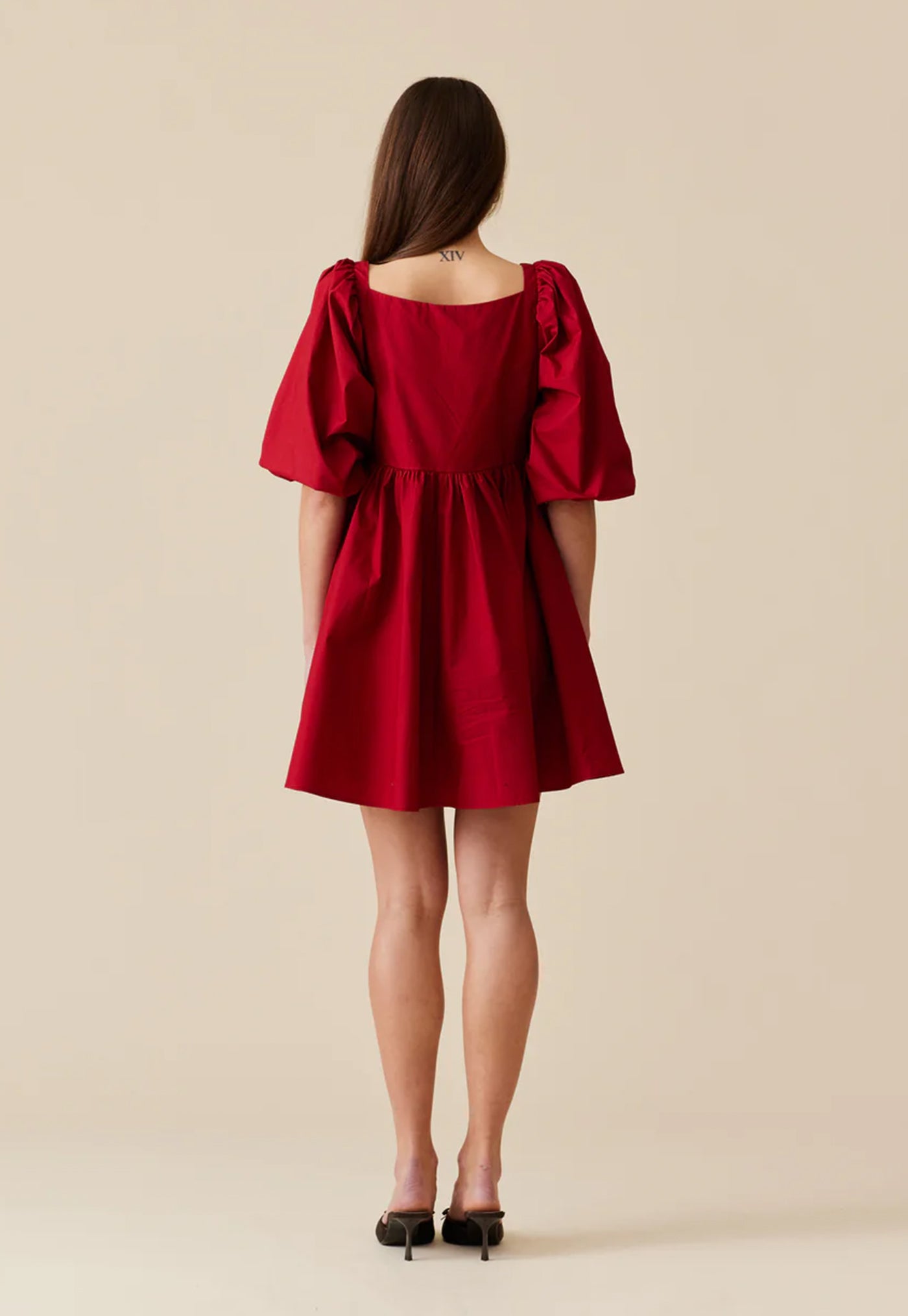 Noni Mini Dress - Garnet