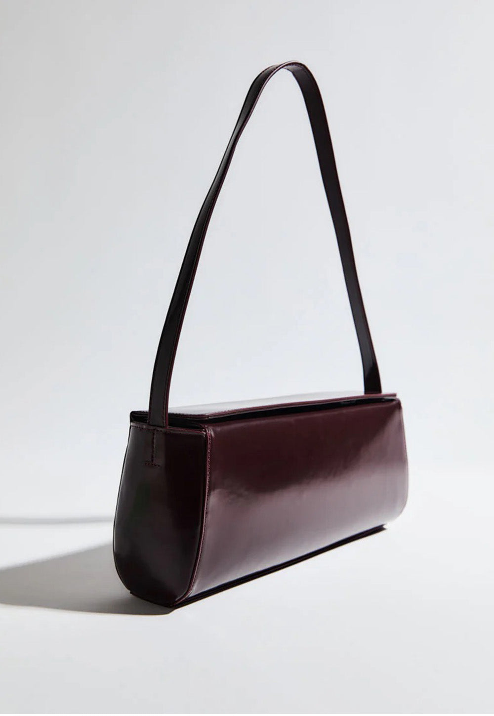 East West Baguette Bag - Bordeaux