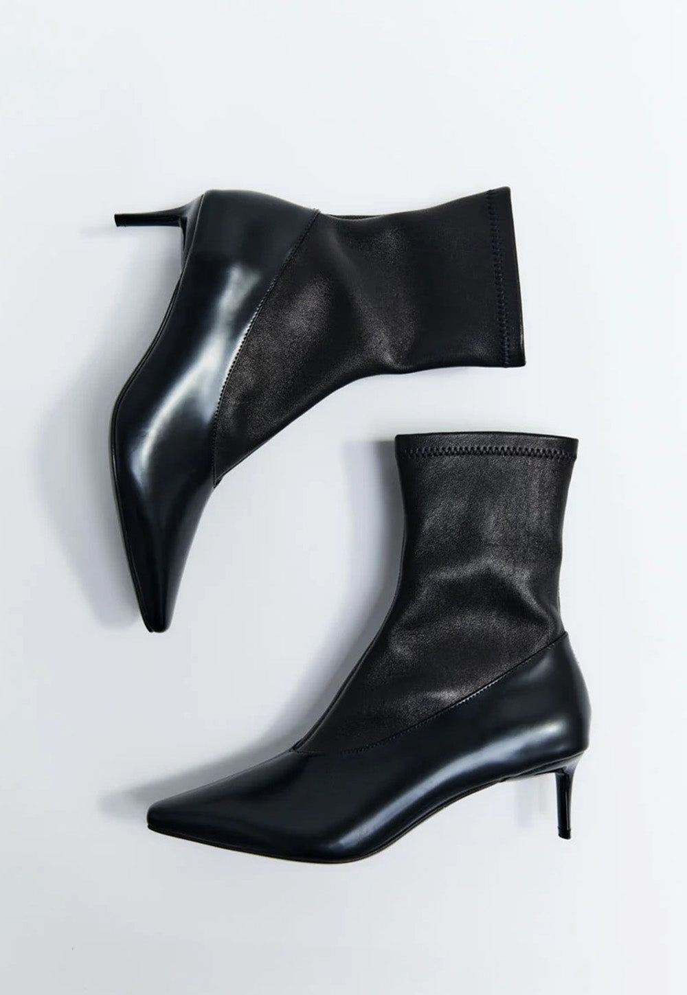 Sock Ankle Boot - Black