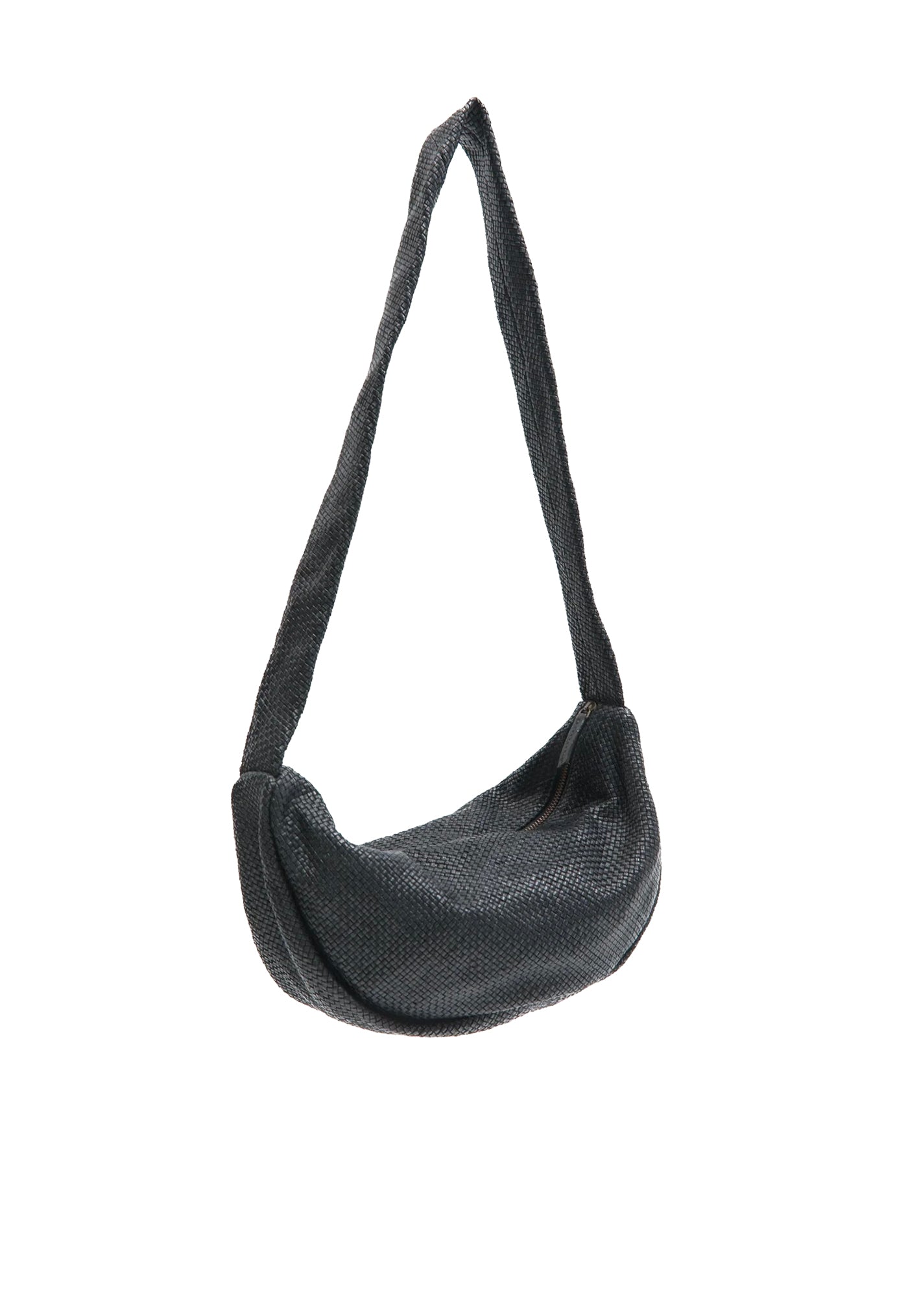 Woven Crescent Bag - Black sold by Angel Divine