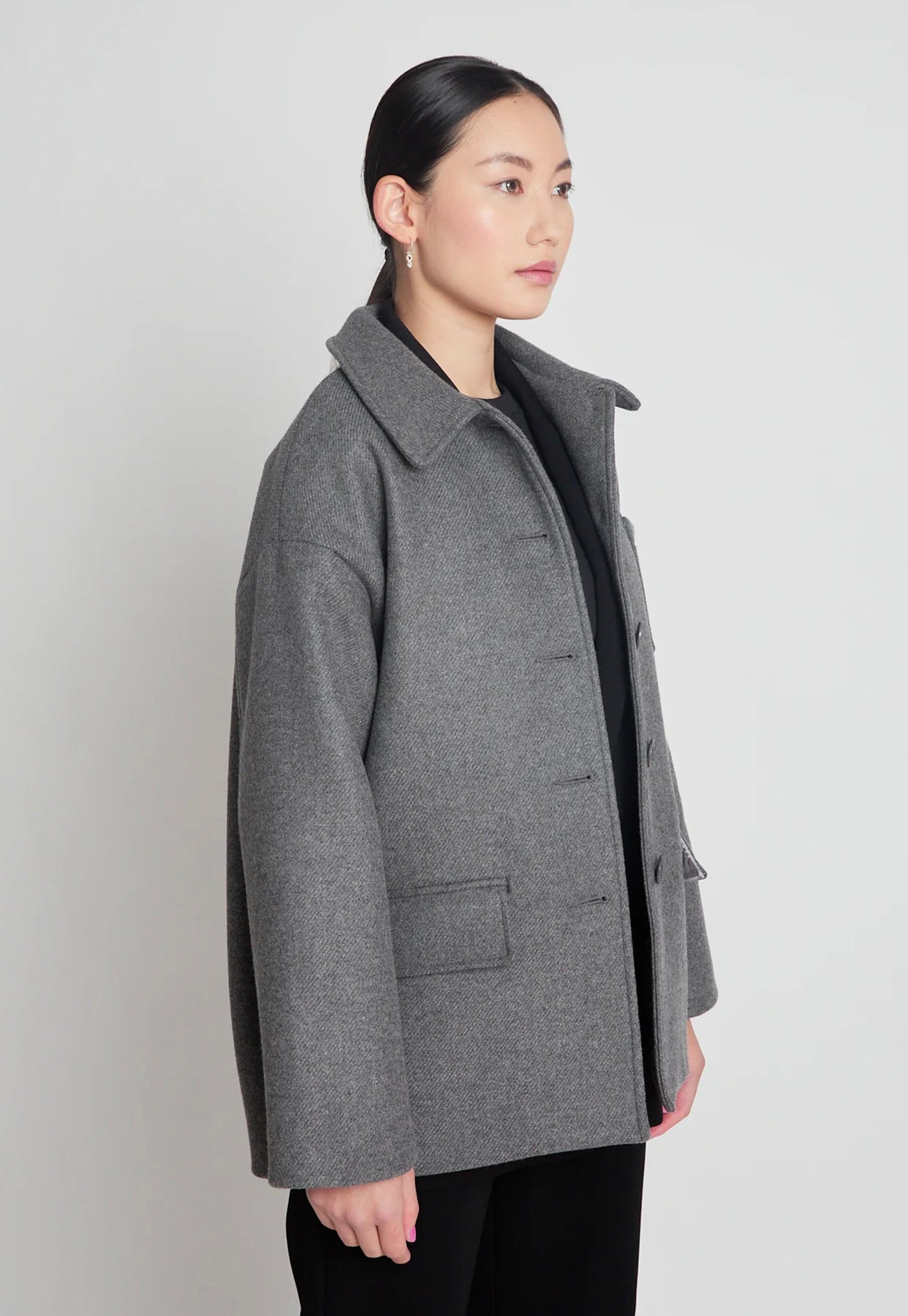 Elliot Jacket - Dark Grey Marle sold by Angel Divine