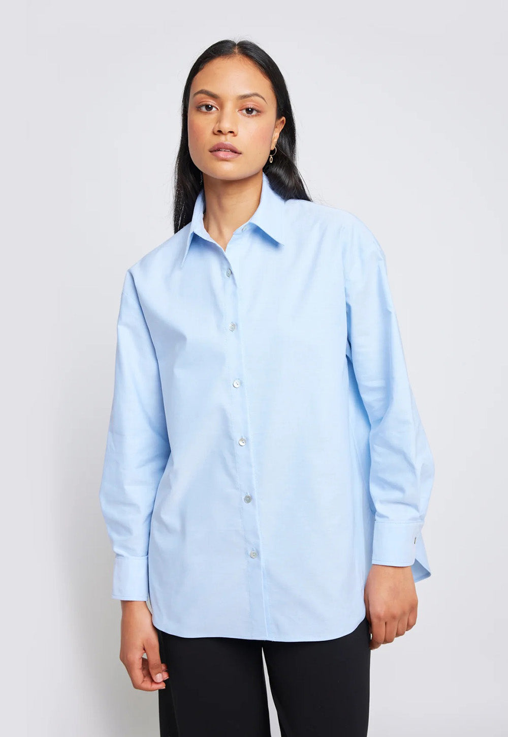 Taking Care of Business Shirt - Pale Blue