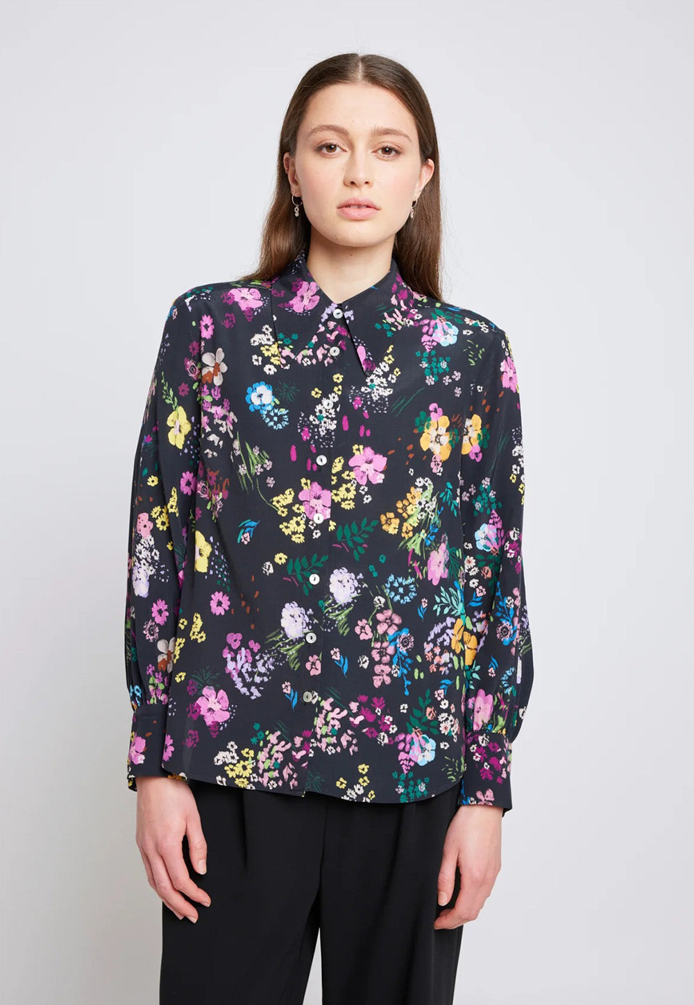 Trailblazer Shirt - Black Floral