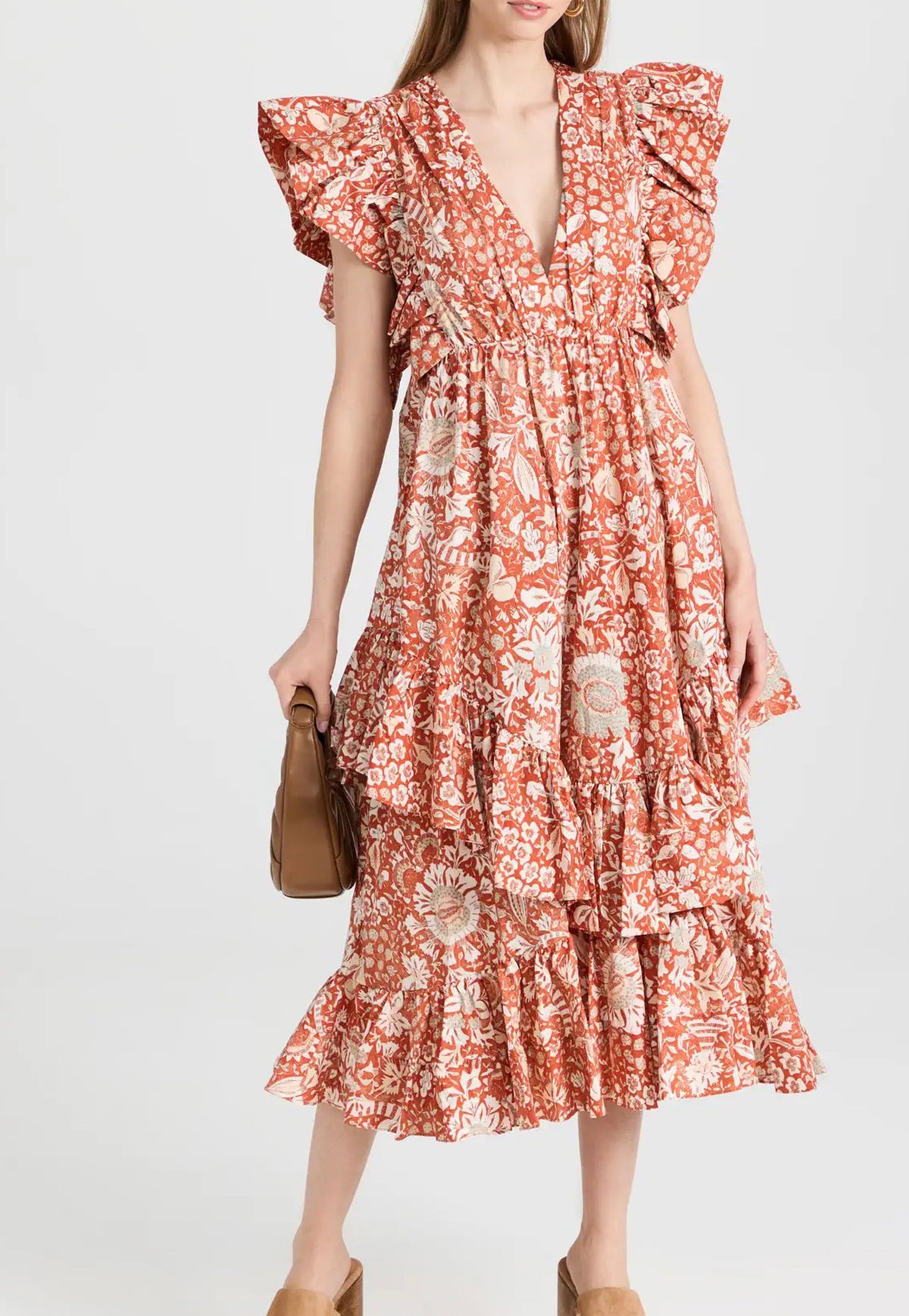 Ulla Johnson Delila Dress - Orange Blossom