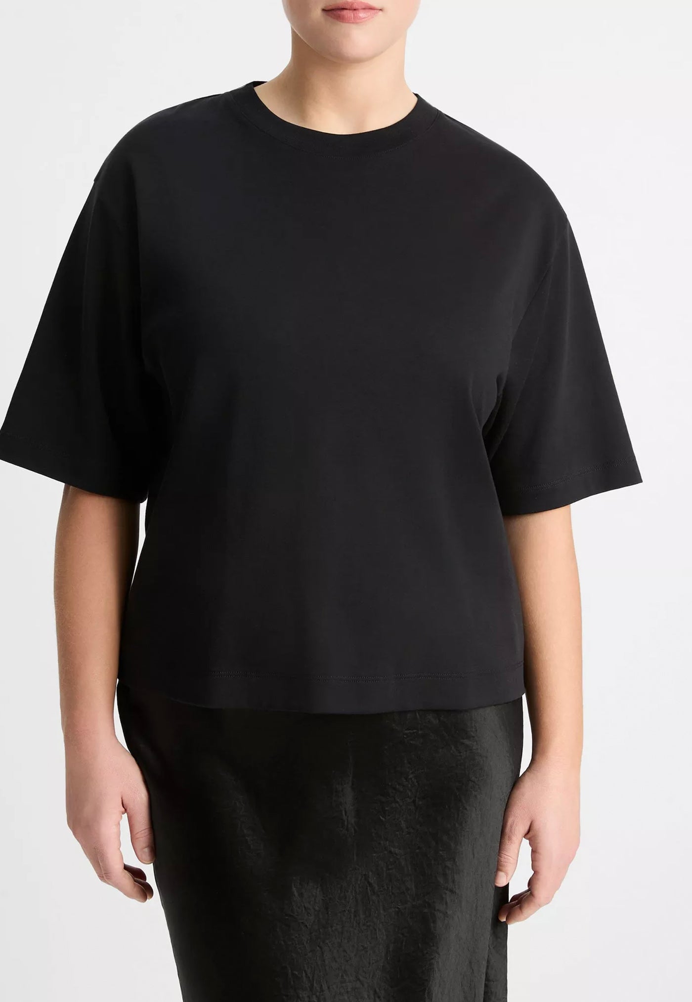 Wide Sleeve Crop Tee - Black sold by Angel Divine