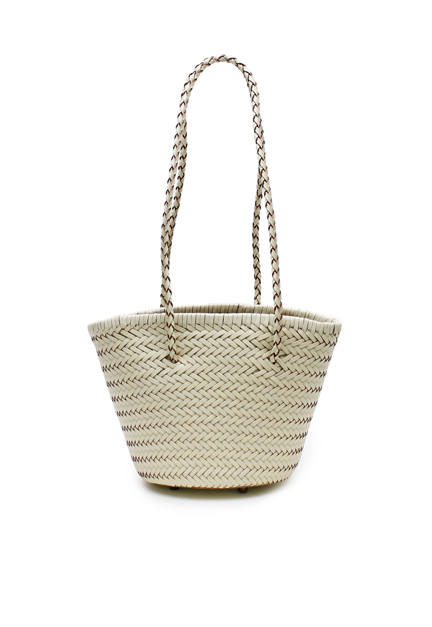 Woven Bucket Bag - Cream sold by Angel Divine