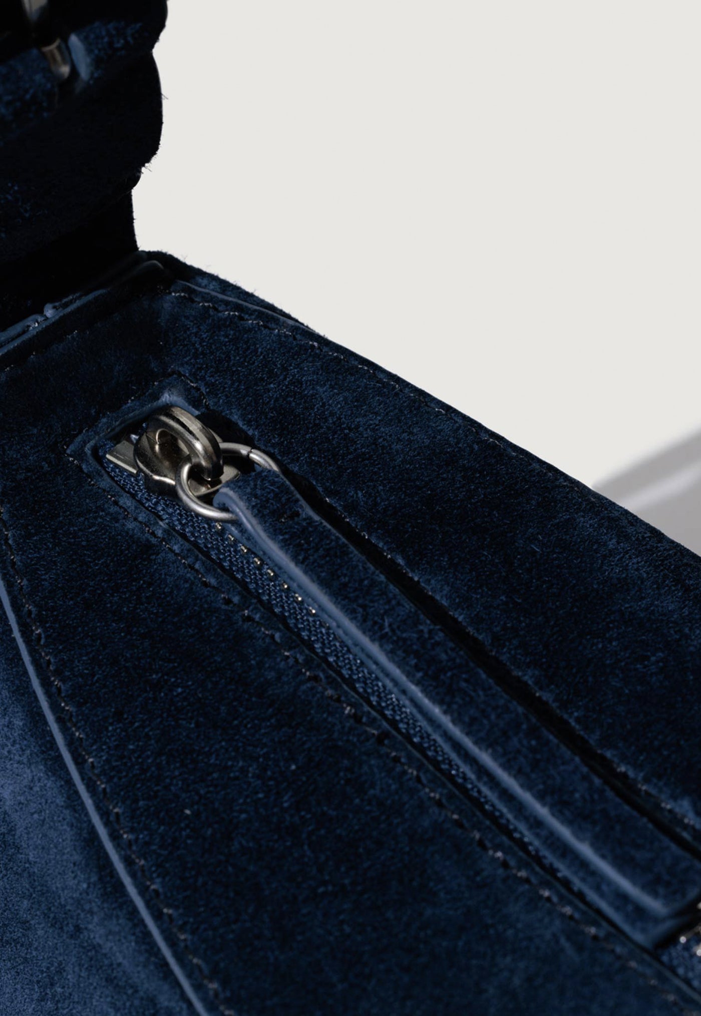 Bobby Bag - Blue Navy Suede