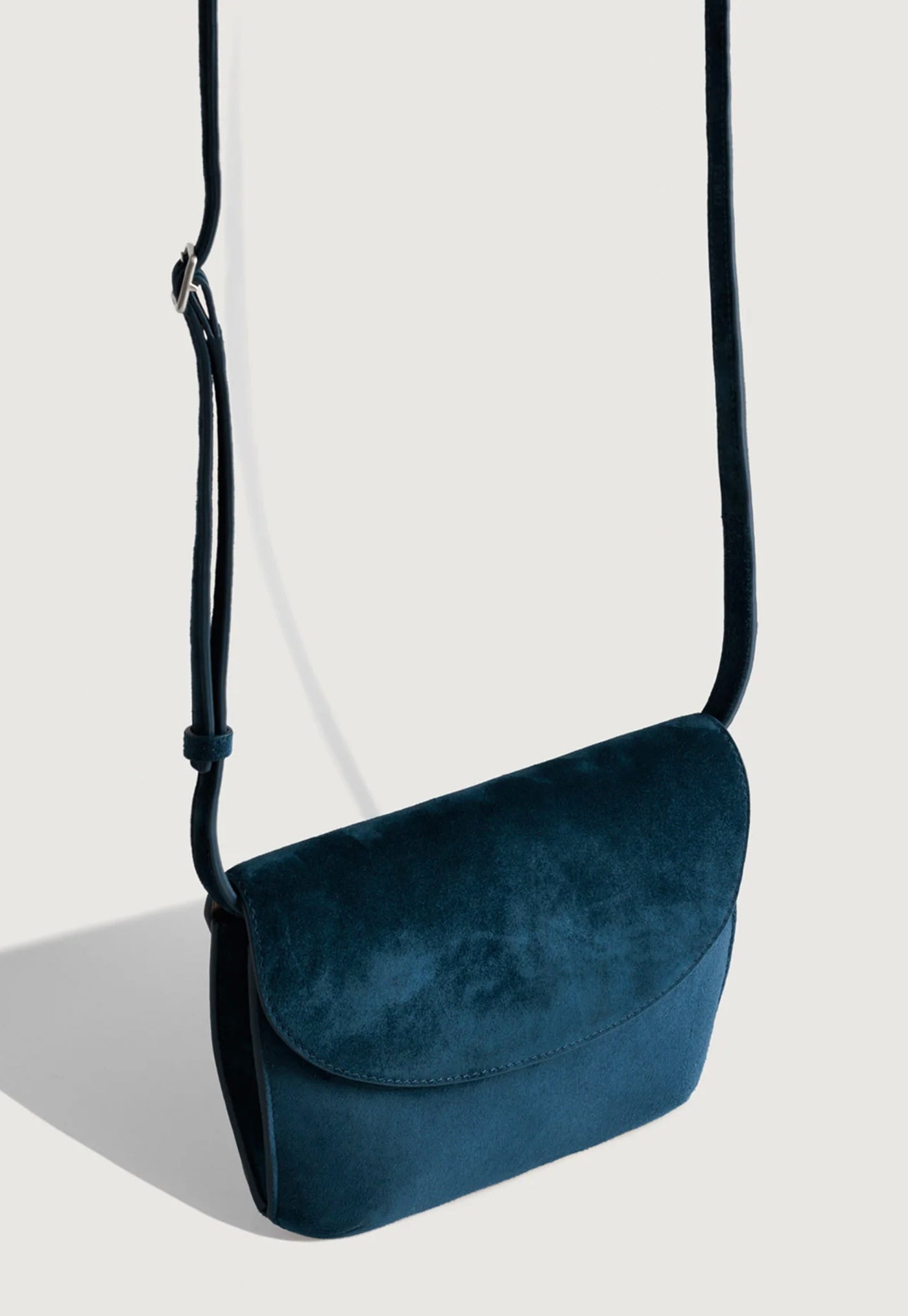 Keriana Clutch - Blue Navy Suede