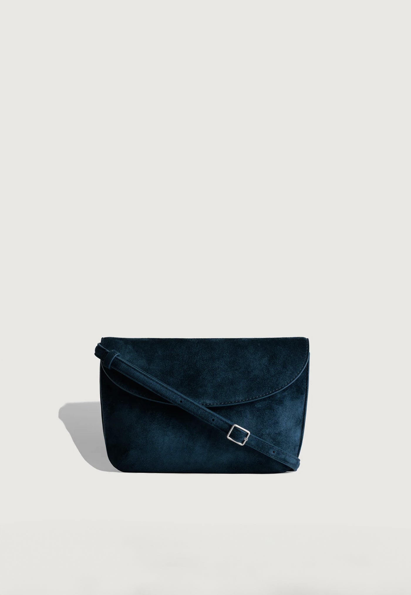 Keriana Clutch - Blue Navy Suede