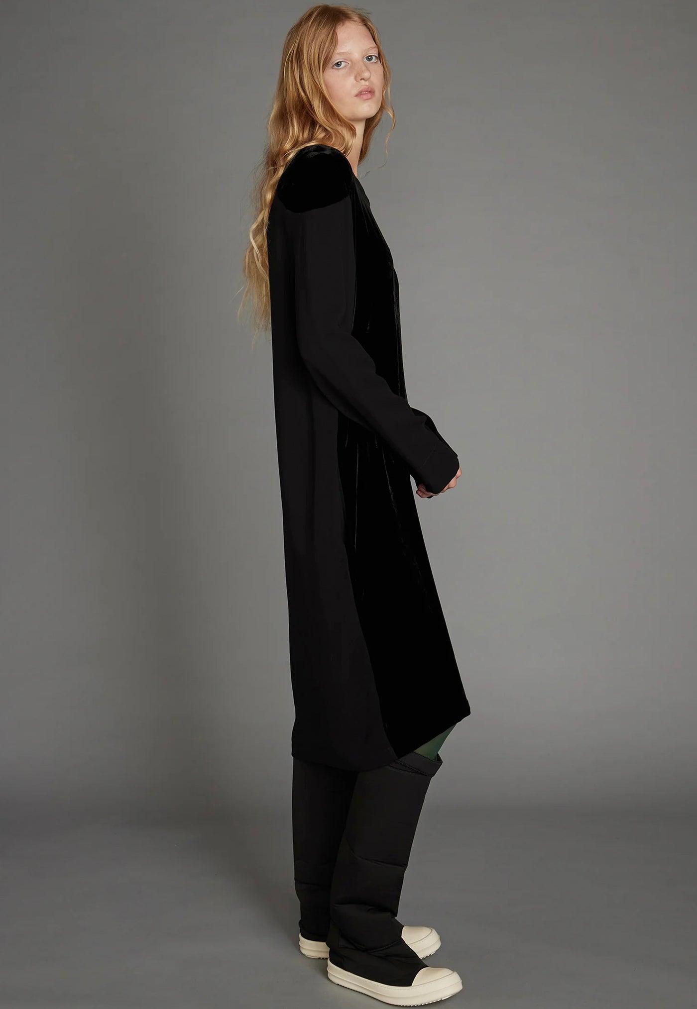 Frame Dress - Black Velvet sold by Angel Divine