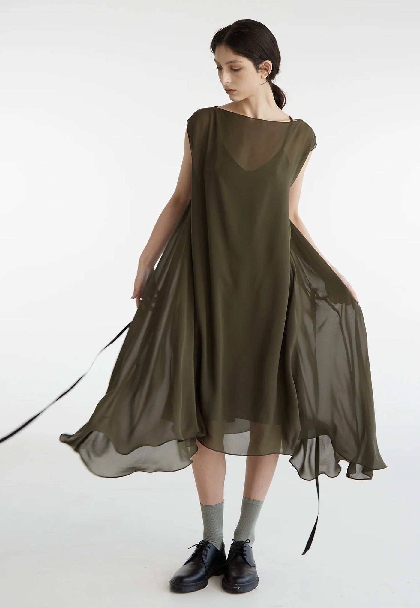 Shapeshift Dress - Olive sold by Angel Divine