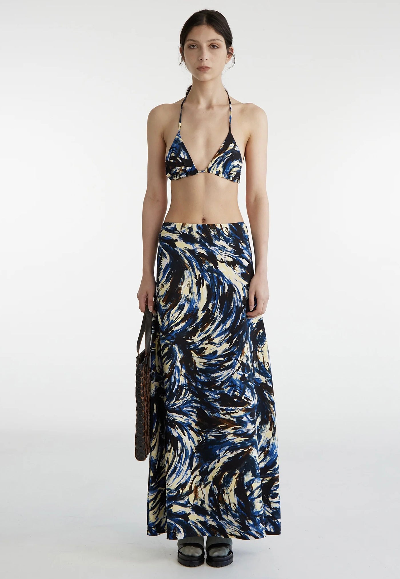 Maxi Skirt - Brushstroke sold by Angel Divine